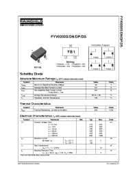 Datasheet FYV0203DN manufacturer Fairchild
