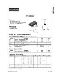 Datasheet FYV0704S manufacturer Fairchild