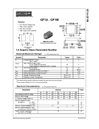Datasheet GF1A- manufacturer Fairchild