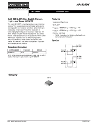 Datasheet HP4936DY manufacturer Fairchild