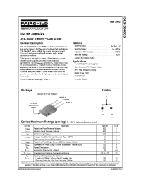 Datasheet ISL9K3060G3 manufacturer Fairchild
