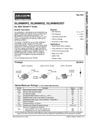 Datasheet ISL9R860S3ST manufacturer Fairchild