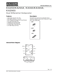 Datasheet KA2903D manufacturer Fairchild