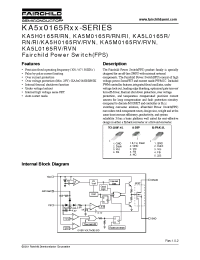 Datasheet KA5H0165RV manufacturer Fairchild