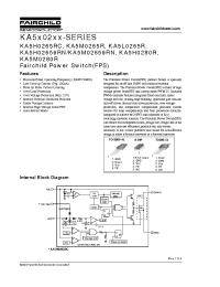Datasheet KA5H0265 manufacturer Fairchild