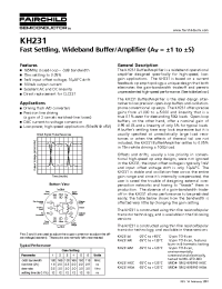 Datasheet KH231 manufacturer Fairchild