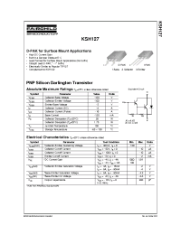 Datasheet KSH127 manufacturer Fairchild