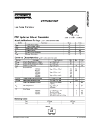 Datasheet KST5087 manufacturer Fairchild