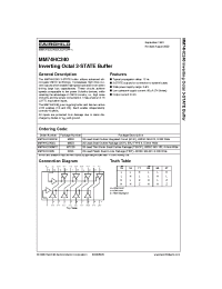 Datasheet MM74HC240N manufacturer Fairchild