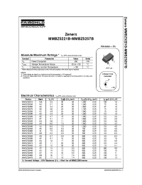 Datasheet MMBZ5228B manufacturer Fairchild
