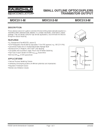 Datasheet MOC211 manufacturer Fairchild