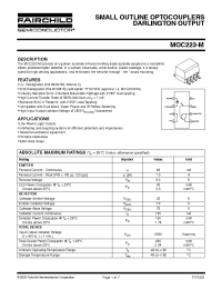 Datasheet MOC223-M manufacturer Fairchild