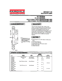 Datasheet MV50460 manufacturer Fairchild