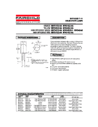 Datasheet MV5354A manufacturer Fairchild