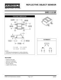 Datasheet QRE1113.GR manufacturer Fairchild