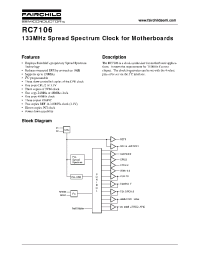 Datasheet RC7106 manufacturer Fairchild