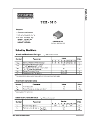 Datasheet S25 manufacturer Fairchild