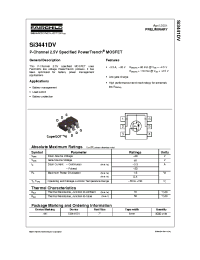Datasheet SI3441DV manufacturer Fairchild