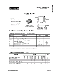 Datasheet SS22-S210 manufacturer Fairchild