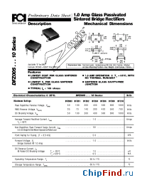 Datasheet DFZ001 manufacturer FCI
