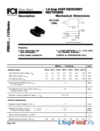 Datasheet FRS110 manufacturer FCI