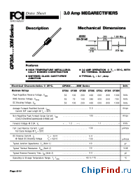 Datasheet GP30A manufacturer FCI
