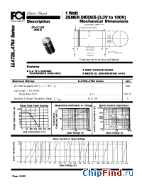 Datasheet LL4740 manufacturer FCI
