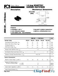 Datasheet SMA1100 manufacturer FCI