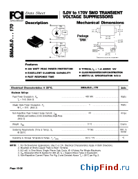 Datasheet SMAJ130A manufacturer FCI