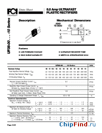 Datasheet UF08-00 manufacturer FCI