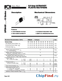 Datasheet UF08-00...-10 manufacturer FCI
