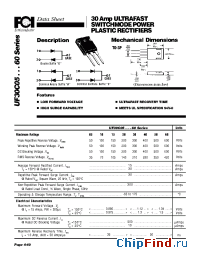 Datasheet UF30C05...60 manufacturer FCI