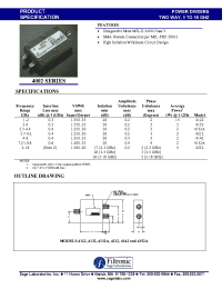 Datasheet 44122 manufacturer Filtronic