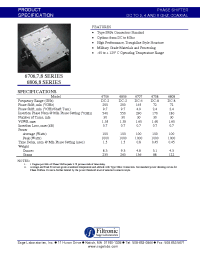 Datasheet 6706 manufacturer Filtronic