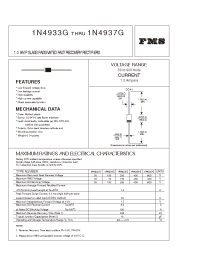 Datasheet 1N4933G manufacturer Formosa
