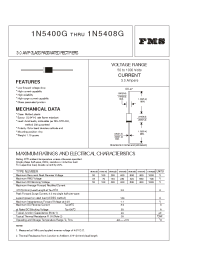 Datasheet 1N5400G manufacturer Formosa