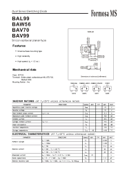 Datasheet BAV70 manufacturer Formosa