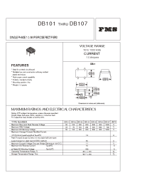 Datasheet DB101 manufacturer Formosa