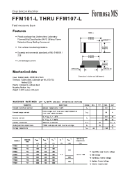 Datasheet FFM101-L manufacturer Formosa