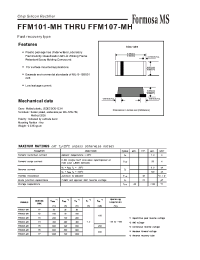 Datasheet FFM102-MH manufacturer Formosa