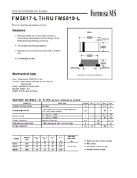 Datasheet FM5817-L manufacturer Formosa