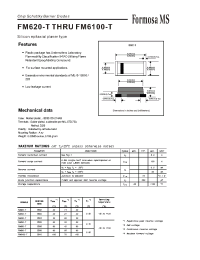 Datasheet FM620-T manufacturer Formosa