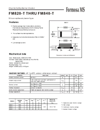 Datasheet FM840-T manufacturer Formosa