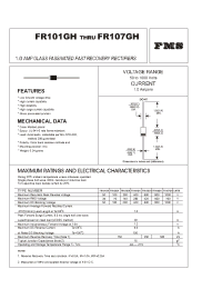 Datasheet FR101GH manufacturer Formosa