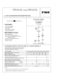 Datasheet FR103G manufacturer Formosa