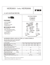 Datasheet HER3001 manufacturer Formosa
