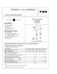 Datasheet HER602 manufacturer Formosa