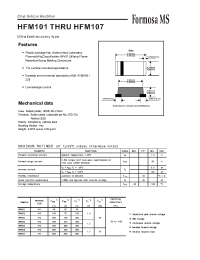 Datasheet HFM101 manufacturer Formosa