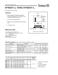 Datasheet HFM201-L manufacturer Formosa