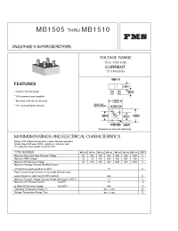 Datasheet MB1510 manufacturer Formosa
